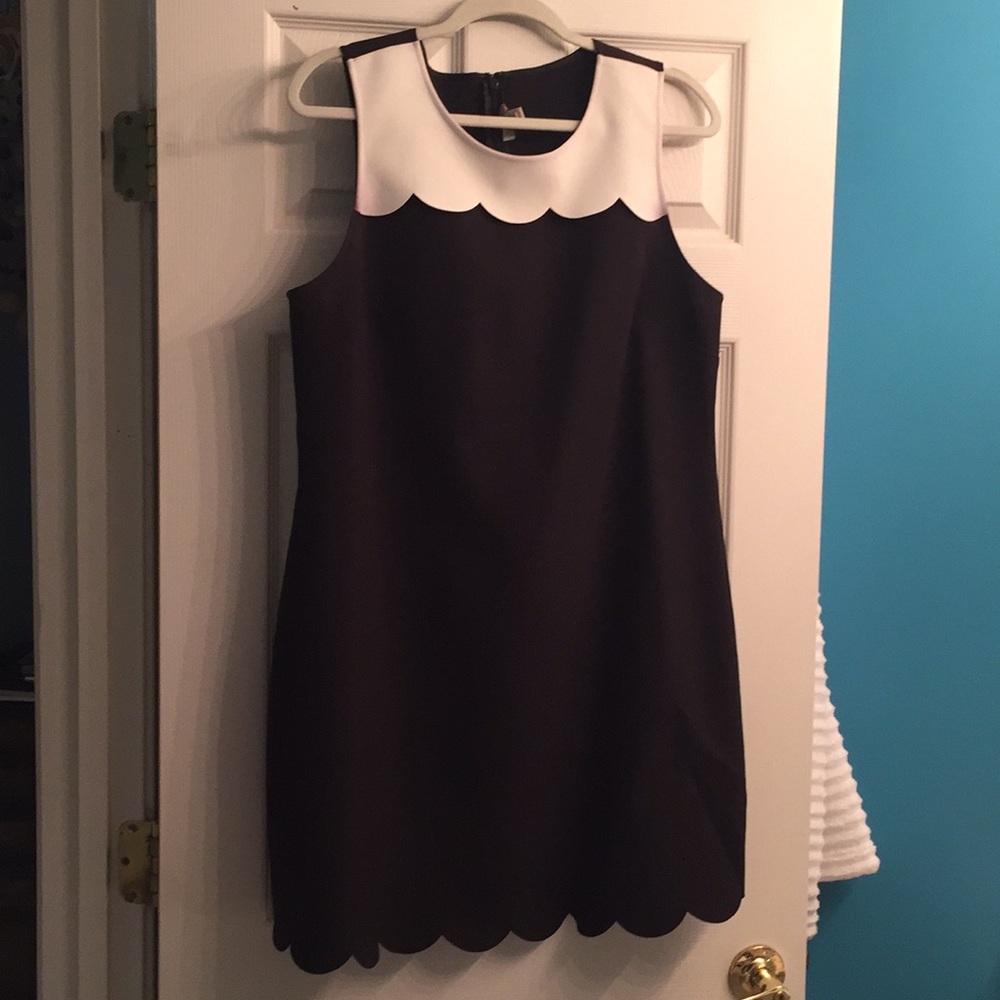 J. Crew Scalloped Work Dress
